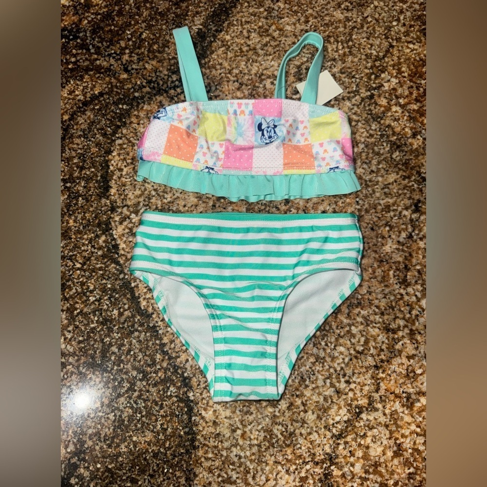 Cat & Jack Multicolor Patchwork Bikini